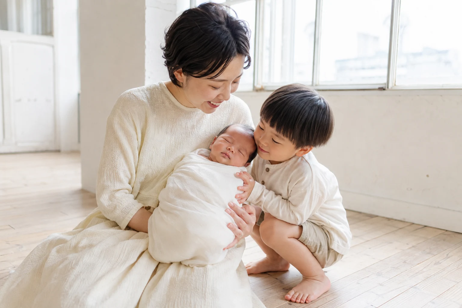 小さな寝息も、家族の記録。